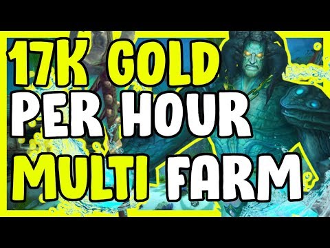 17k Per Hour Herb Mining Multi Farm In WoW BFA 8.3 - Gold Farming, Gold Making Guide
