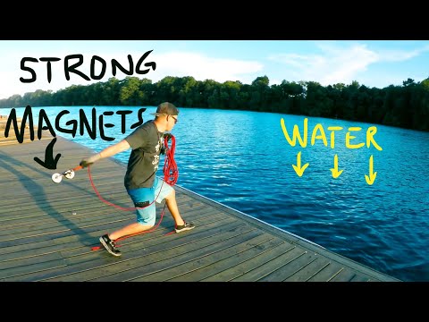 Throwing Magnets In DEEP River To See What Comes Up