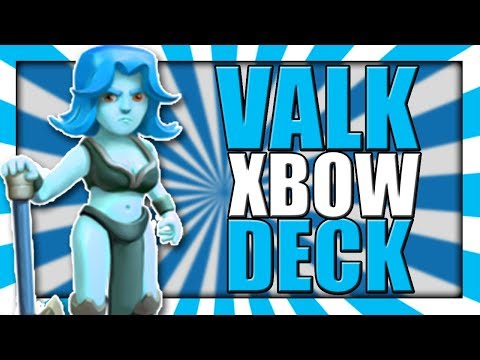 XBOW VALKYRIE DECK | She Is So Good! | Clash Royale Xbow Pushing