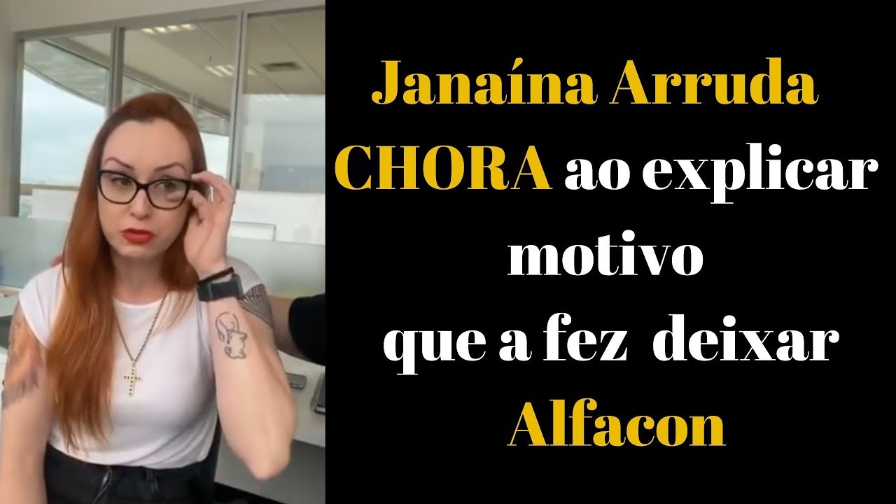 ♾ JANAÍNA ARRUDA CHORA ao falar sobre o motivo de sua saída do Alfacon!