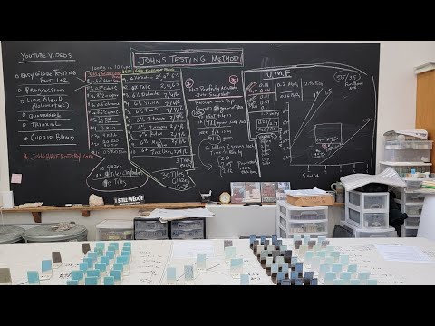 Easy GlazeTesting PART 4 (Ingredient Blend) ( Video #34 in the FREE Online Glaze Course)