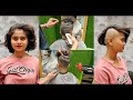 After Having Half Headshave She Came For New Look After One Month Pineapple Salon Watch Till The End
