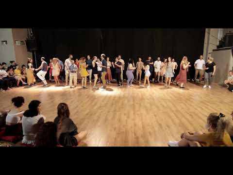Rhythm Hoppers Graduation Swing Party 2019 - Lindy Hop routine 1 (Shim Sham)
