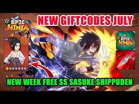 Epic Ninja God New Giftcodes July - Naruto RPG Free SS & Free VIP