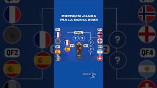 Prediksi juara Piala Dunia 2026 versi Sejarah Bola