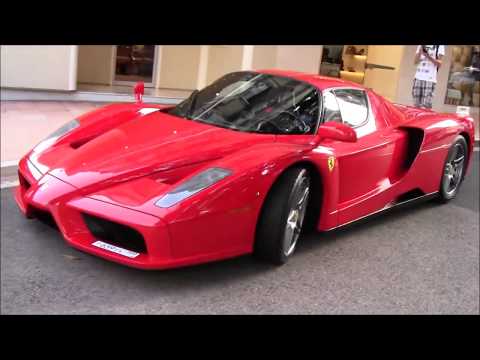 LOUD Ferrari Enzo Acceleration and Start Ups Compilation [Exhaust Sound]