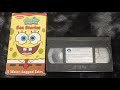 Closing Of Spongebob Squarepants Sea Stories VHS From 2002