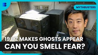 Infrasound Ghost Cabins and Smell of Fear Tests | MythBusters
