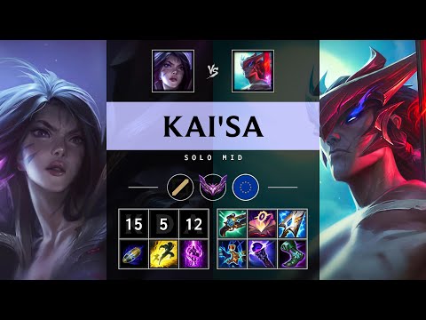 Kai'Sa Mid vs Yone: Unstoppable - EUW Master Patch 14.24