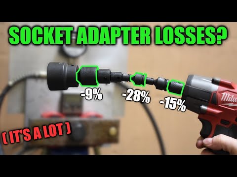 How Much Power do Impact Drive Size Adapters Lose?