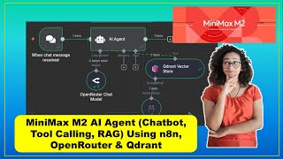 Build a free MiniMax M2 AI Agent in n8n | Tool Calling + RAG Bot w/ Qdrant Integration