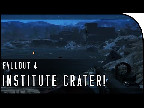Fallout 4 Gameplay Walkthrough Part 56 – “THE INSTITUTE CRATER!”