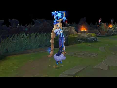 3D MODEL Winter Wonder Soraka Skin Spotlight - League of Legends