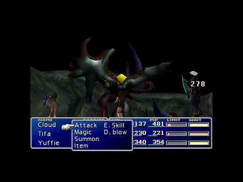 Final Fantasy VII Boss 29 - Jenova Death