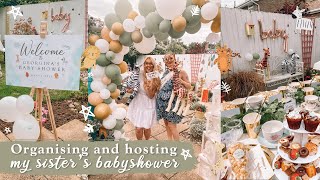ORGANISING AND THROWING MY SISTER A BABYSHOWER | BABY SHOWER VLOG 2021 | BABY SHOWER DECOR IDEAS