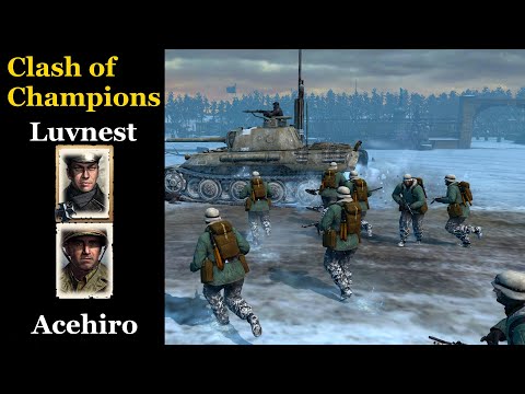 [Coh2][OKW v USF] Propagandacast #3324 Luvnest v Acehiro