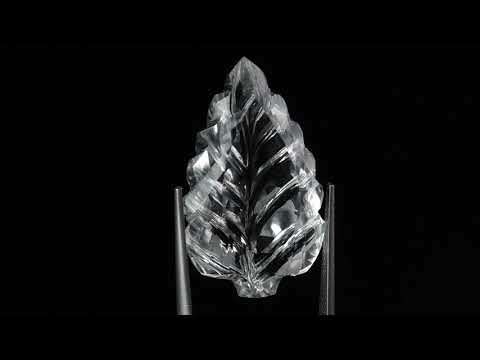 Натуральный белый Кварц 32.0x19.8мм 42.78ct видео