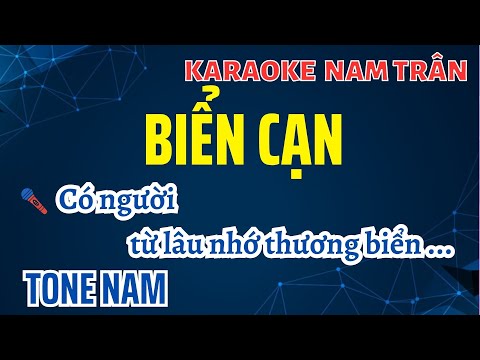 Karaoke Biển Cạn Tone Nam | Nam Trân