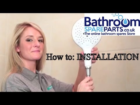 How to Install Raindance Select 150 Handshower
