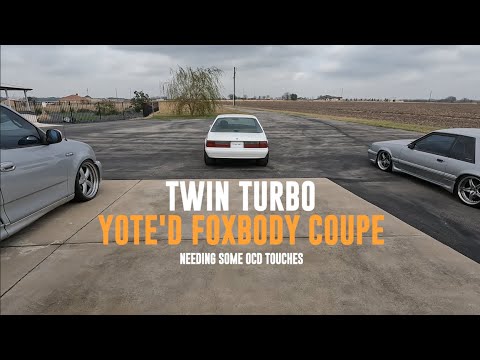 Twin Turbo Coyote Swapped Foxbody needs some OCD - TIPS04E104