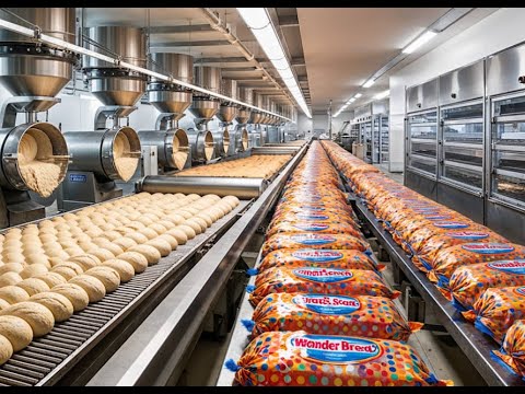 How Wonder Bread Is Made In The Factory | Factory Process Engineering