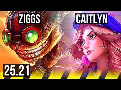 ZIGGS & Bard vs CAITLYN & Mel (ADC) | 4/1/5 | KR Master | 25.21