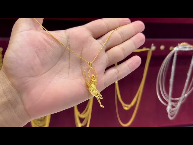 عقد ذهب عيار 21