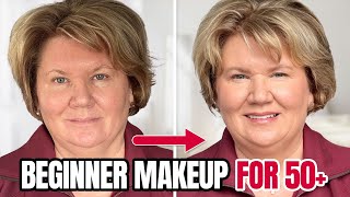 Flawless & EASY Beginner Makeup for Women Over 50! ✨