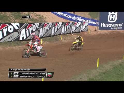 Kevin Strijbos passes Glenn Coldenhoff MXoN Maggiora 2016
