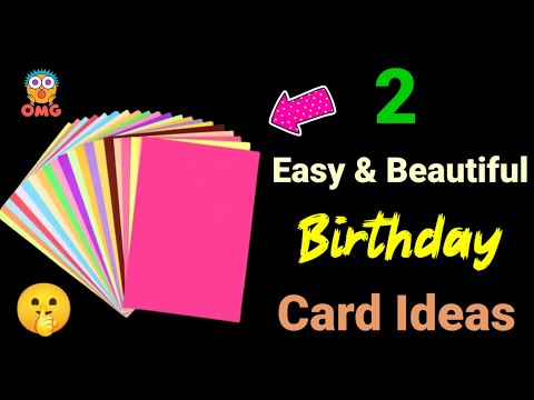 Best Birthday Greeting Card Ideas • DIY Birthday Card Ideas • birthday card • How to make