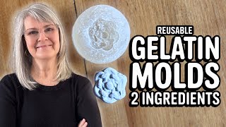 How to Make Flexible Reusable Gelatin Molds for Crafting (2-Ingredient Recipe)