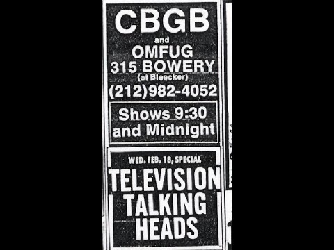 Thumbnail for Television, Fire Engine (13th Floor Elevators cover), Live CBGB February 18, 1976, RIP Tom Verlaine
