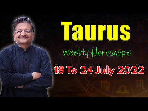 Taurus Weekly Horoscope 18 To 24 July 2022 | Syed M Ajmal Rahim