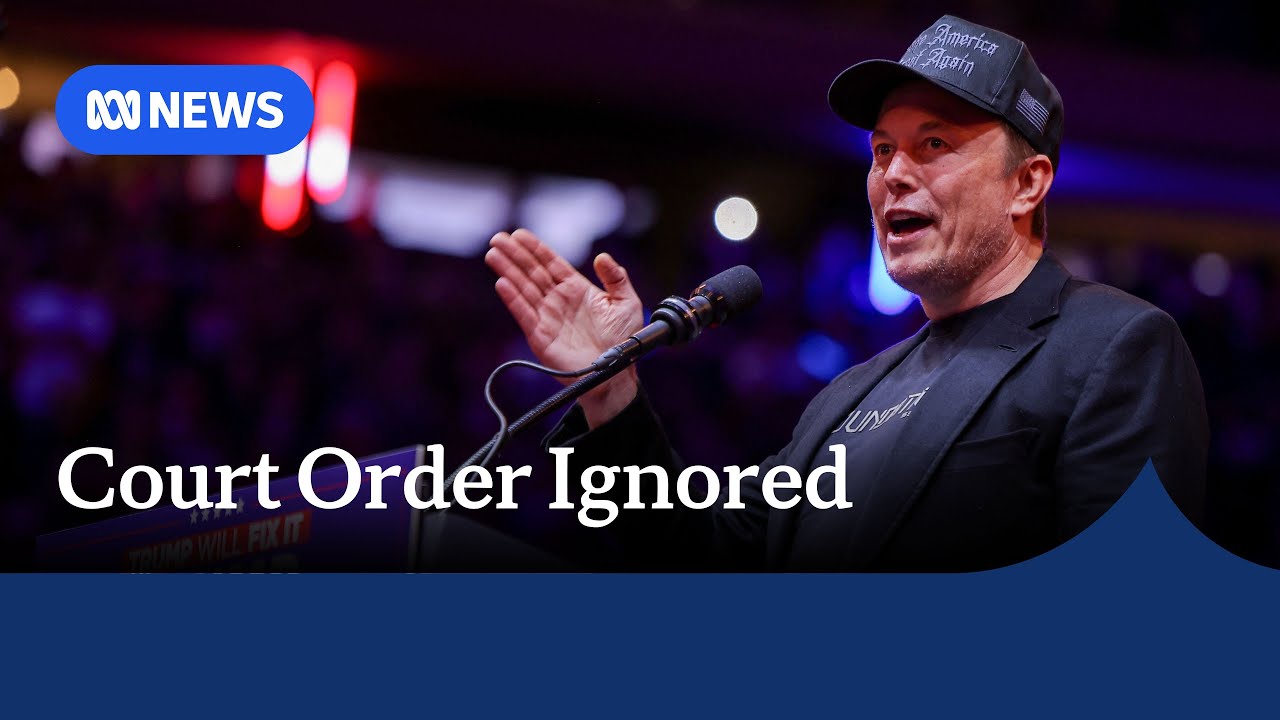 Elon Musk flouts order to face court over election interference claims | ABC News