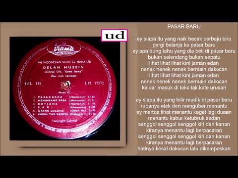 Oslan Husein & Orkes Gema Irama dbp Jack Lemmers - Pasar Baru (Hasmanan) - 1964