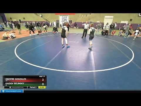 110 Lbs Cons. Round 2 - Hunter Meredith, CO Vs Preston Harms, MN 85b0