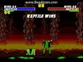 Reptile MK1 Fatality 2 Ultimate Mortal Kombat Trilogy