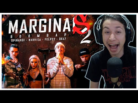 REACT Marginais Boombap 2 🐻 - Nabrisa, Felp22, Spinardi & Dk 47 (prod. Pep)