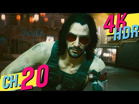 [4K HDR] Cyberpunk 2077 (100%, Very Hard, All Side Quests) Walkthrough Part 20 - Disasterpiece