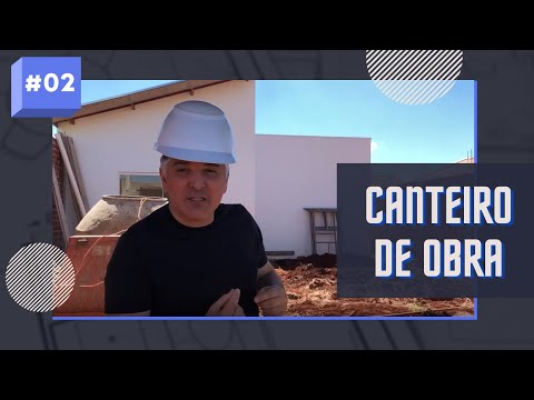 Canteiro de obra e os materiais disponíveis para o inicio!