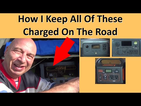 Best ways to recharge a portable power station for vanlife/camping (Solar generators)