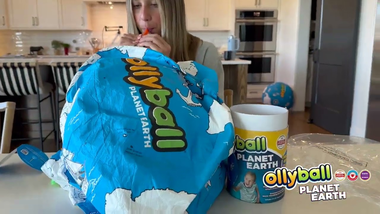 Ollyball Bastelset Planet Earth Kreativer Spielball und Globus
