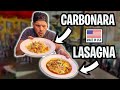 MANGIO SOLO CIBO ITALIANO A LOS ANGELES PER 24 ORE
