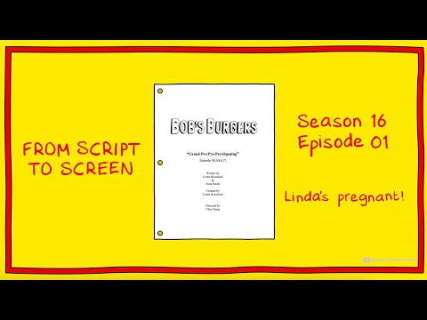 Bob's Burgers From Script to Screen - 'Grand Pre-Pre-Pre Opening'