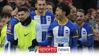 Brighton knock Liverpool out of the FA Cup