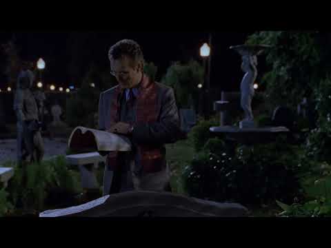 Buffy & Giles studying for the SAT at  the graveyard