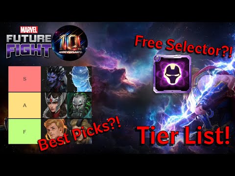 Transcended Selector Tier List 2025 – Who Should You Pick?! | Marvel Future Fight 10th Anniversary