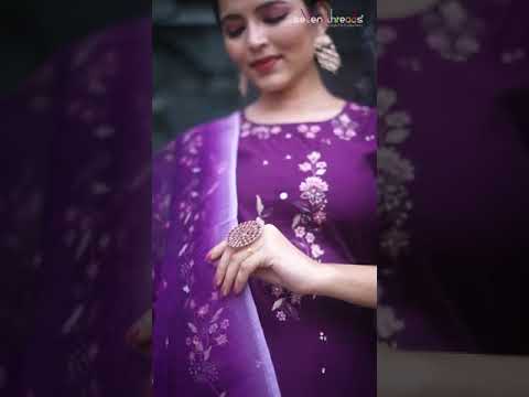 Seven Threads Netri Roman Viscose Cotton Wholesale Readymade Salwar Suit Catalog – product video thumbnail