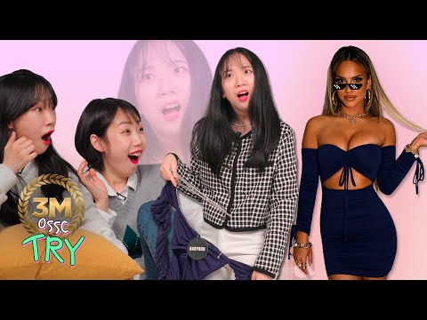 Korean Girls Got Shocked Trying On Western Party Dress | 𝙊𝙎𝙎𝘾