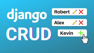 How to do CRUD in Django